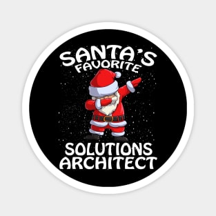 Santas Favorite Solutions Architect Christmas Magnet